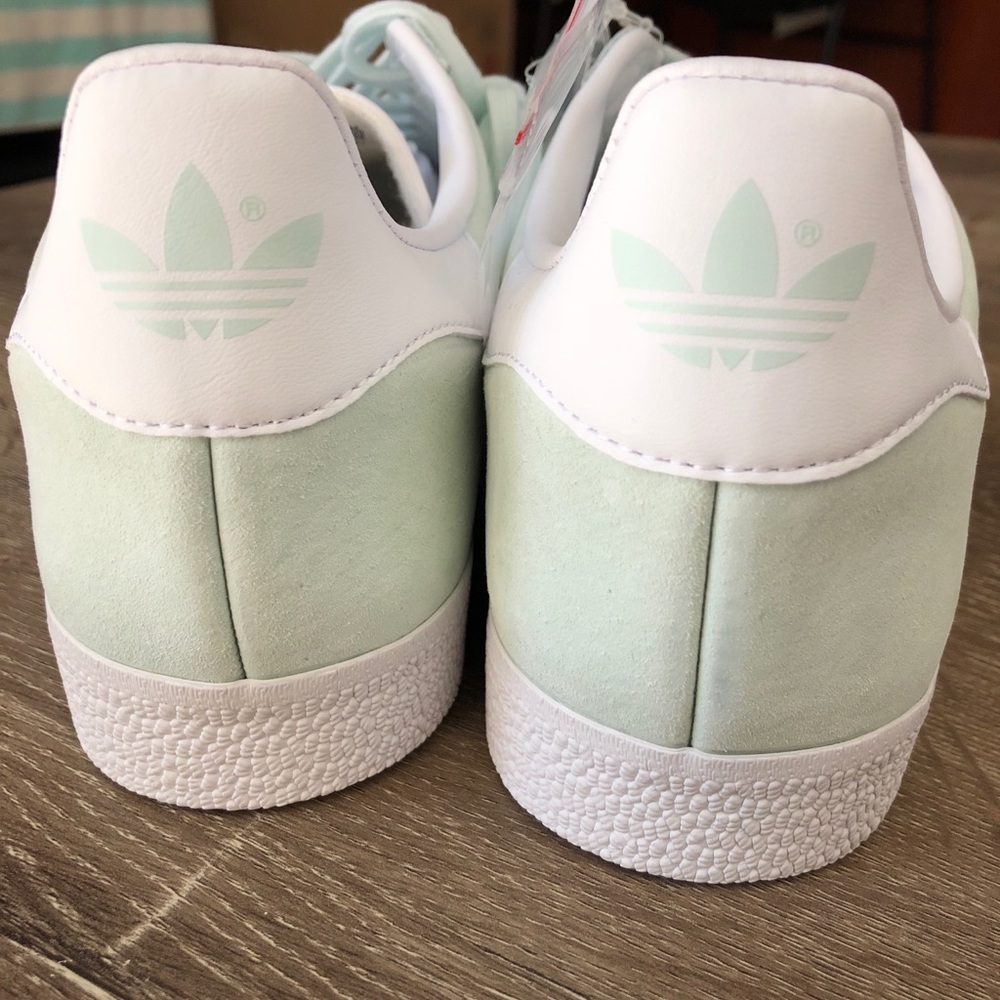 Mint Green Adidas Gazelle Brand New with tags